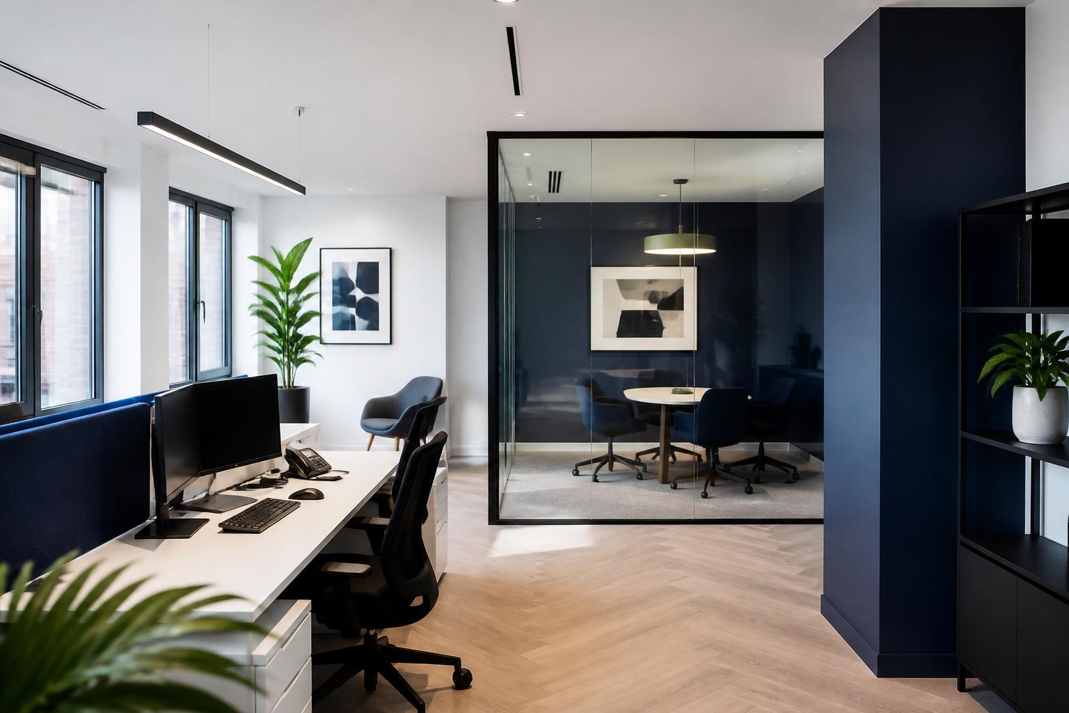 Elite Agency ofis çalışma alanı